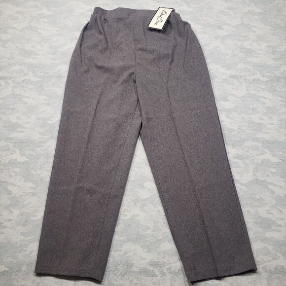 Vintage Levis‎ Bend Over Pants Womens Gray 16 Short Pull On No Pockets Elastic - Picture 1 of 11